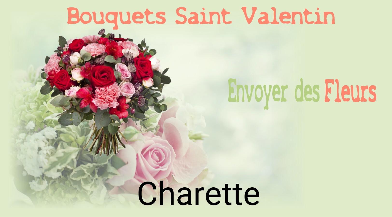 Roses de Saint-Valentin livrées à Charette